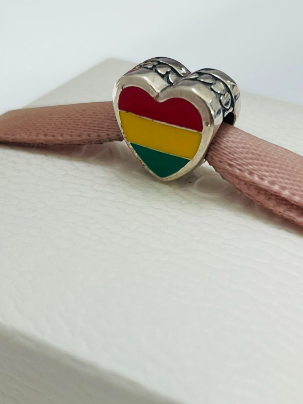 Pandora Bolivia Flag I Love Bolivia Exclusive Heart Charm